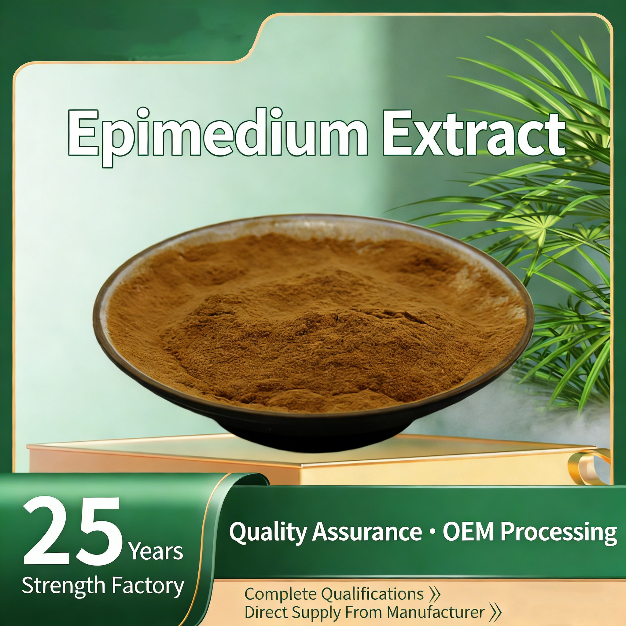 25 Years of Professional Plant Extraction Factory Direct Sales Epimedium Extract
