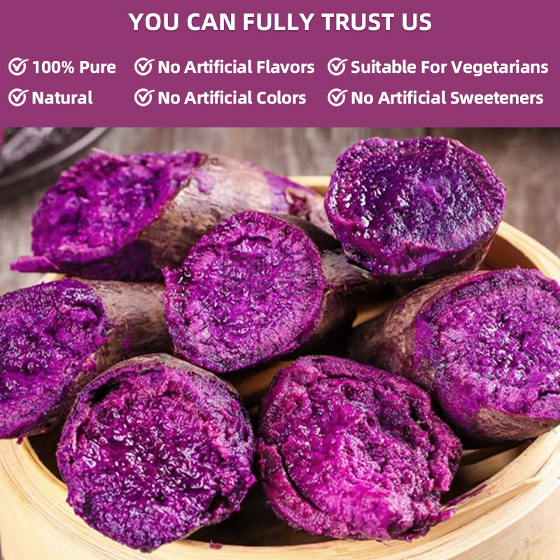 SAIYANG Supply Ube Poudre 100% Naturelle Ube-package Food Coloring Ube Powder EU&amp;NOP Organic Purple Sweet Potato Powder