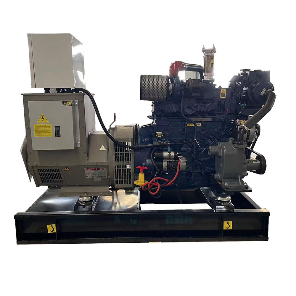 Water Cooled Cu-mmins 100KW/125kVA Marine Diesel Generator Set Power Plant With Automatic Transfer Switch