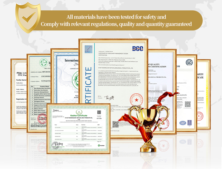 HACCP ISO22000 HALAL KOSHER Certificates