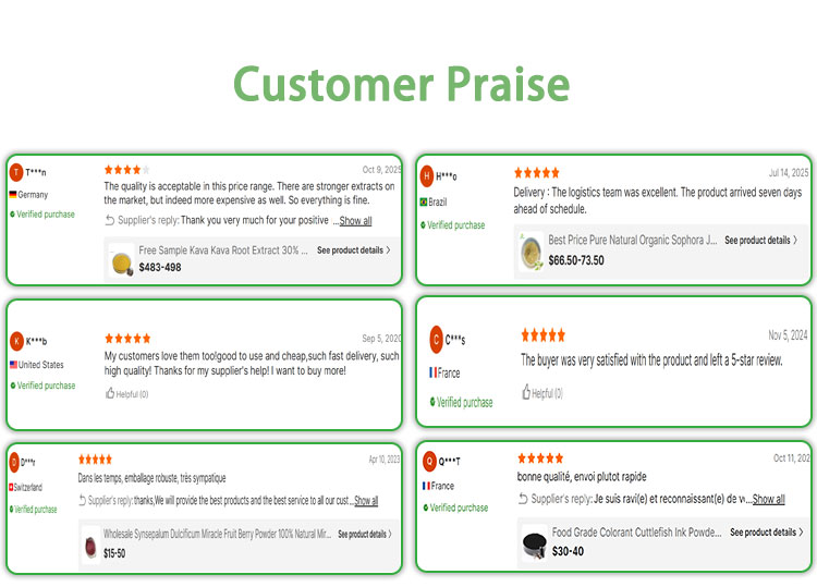 Customer reviews