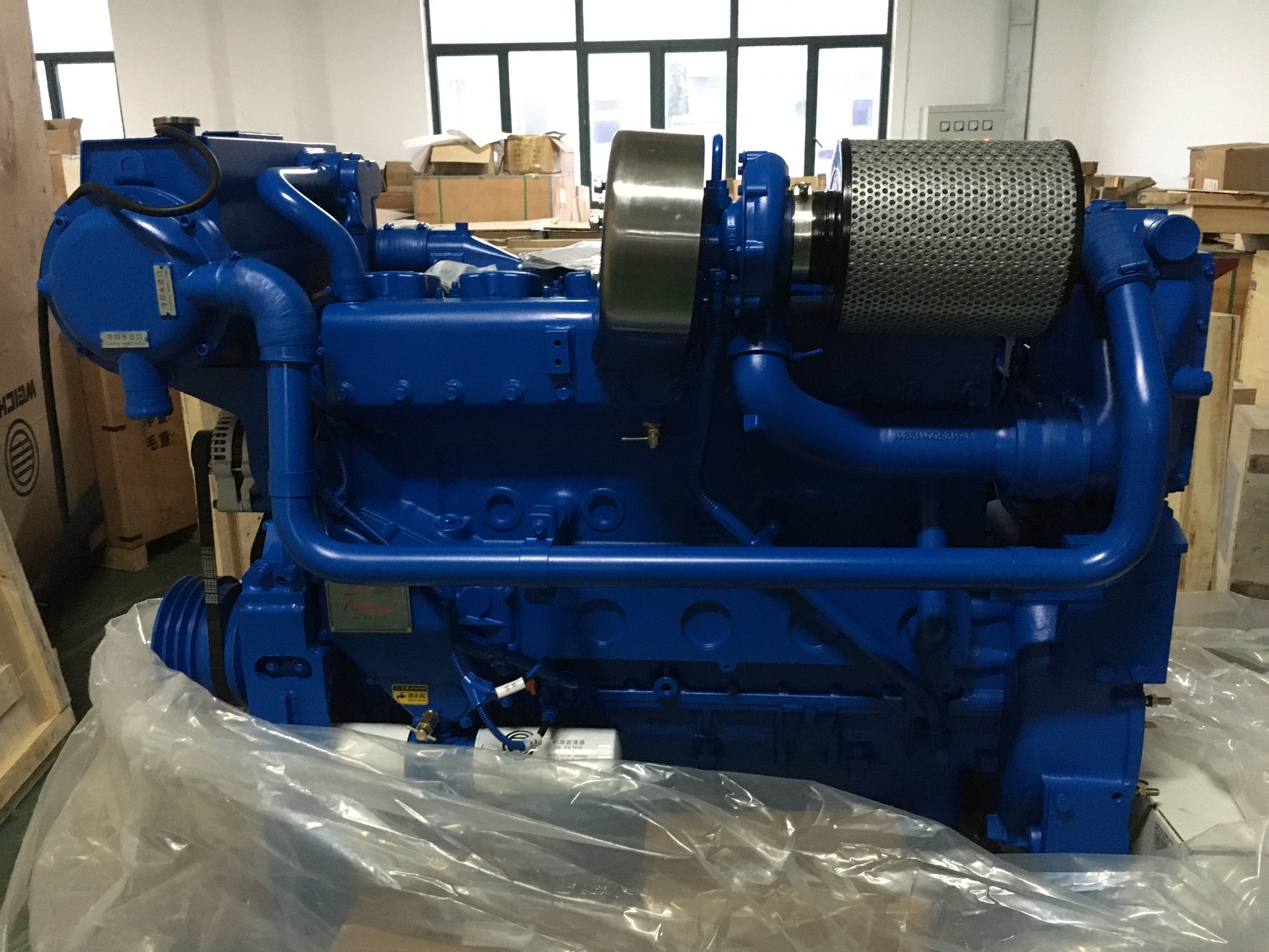 Weichai WD12, WP12, 327hp, 350hp,375hp,400hp Diesel Engine Marine Motor Diesel 6 Cilindros Fit For Advance 300 Gearbox For Boat
