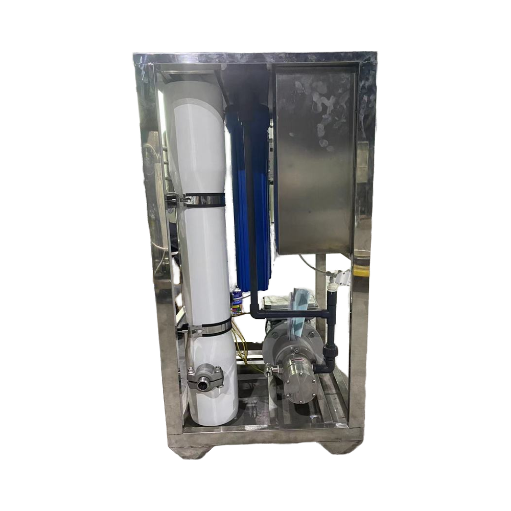 For 8 Tons/Day Reverse Osmosis Marine Seawater Desalination Equipment Pressure Vessel Gearbox Pump Water Treatment Plant 1 Year