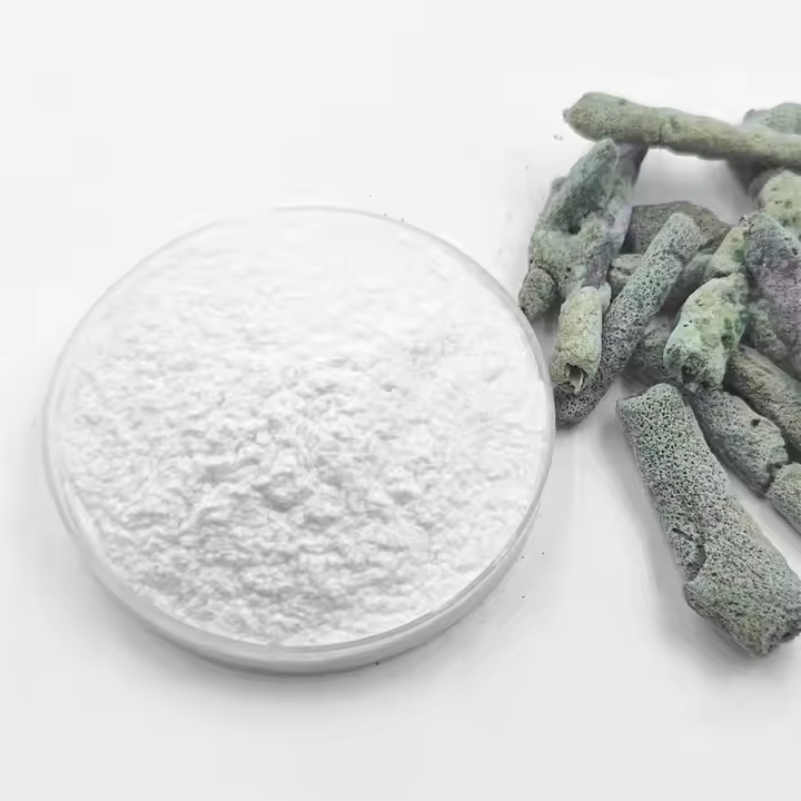 99% Hydrolyzed White Powder Plant Extract Dermatologically Tested Herbal Spicule Powder Wild Cultivation Active Sponge for Skin