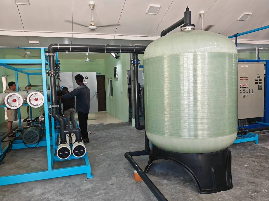 Containerized Marine Seawater Desalination System Ship Island Platform Drinking Water Production Plant