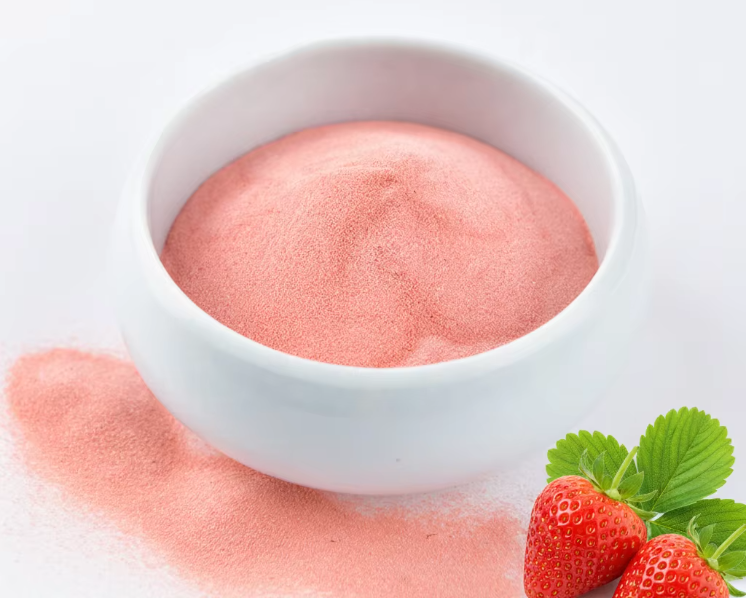 High Purity Freeze Dried Strawberry Powder Factory Supply OEM/ODM Customizable Fruit Powder for Food Industry