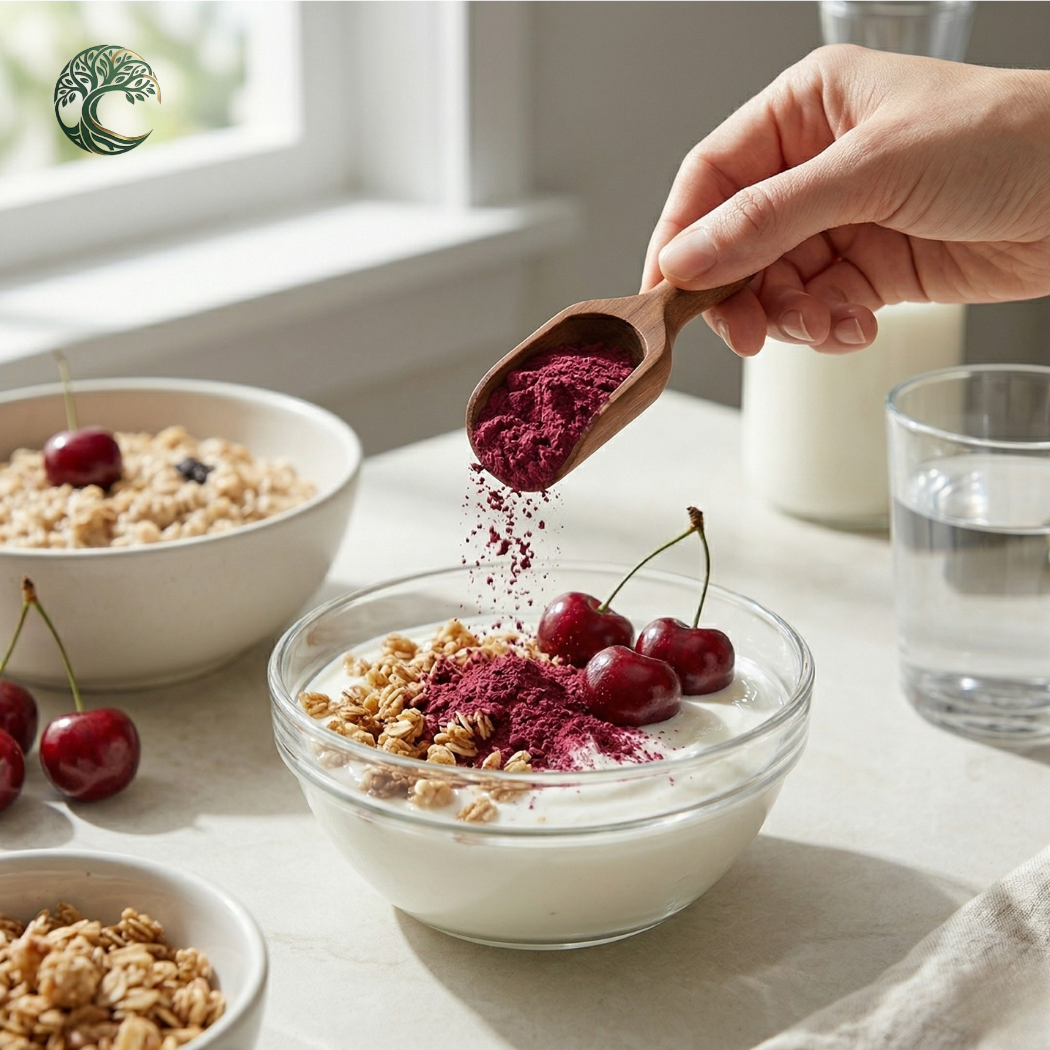 Hot Selling New Products Cold Pressed Food Grade Fruit Extract Organic Cherry Powder Vacuum Packed