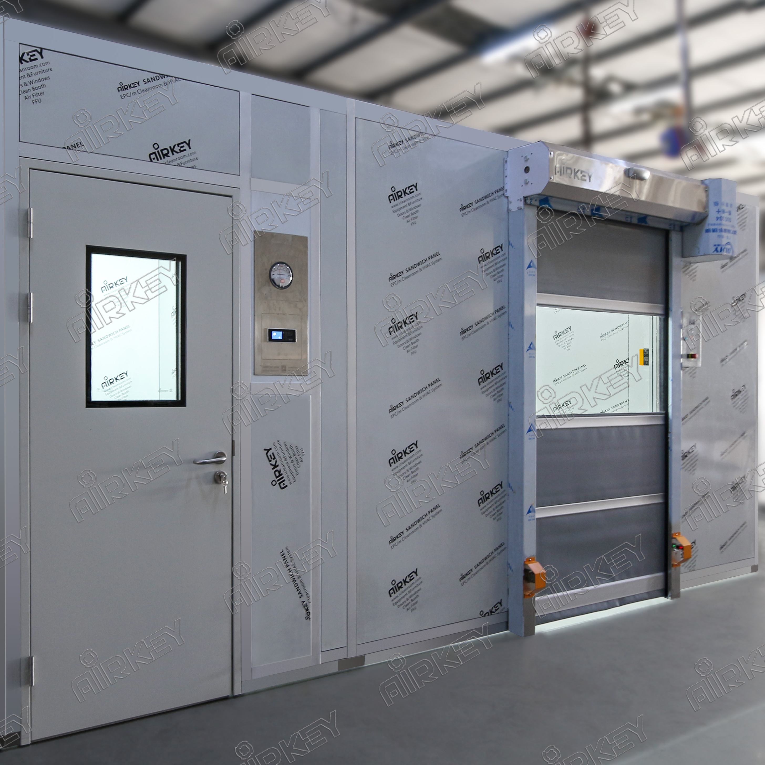 Portable ISO 5 EC FFU Sliding Door HVAC Biology Laboratory Mushroom Modular Clean Room