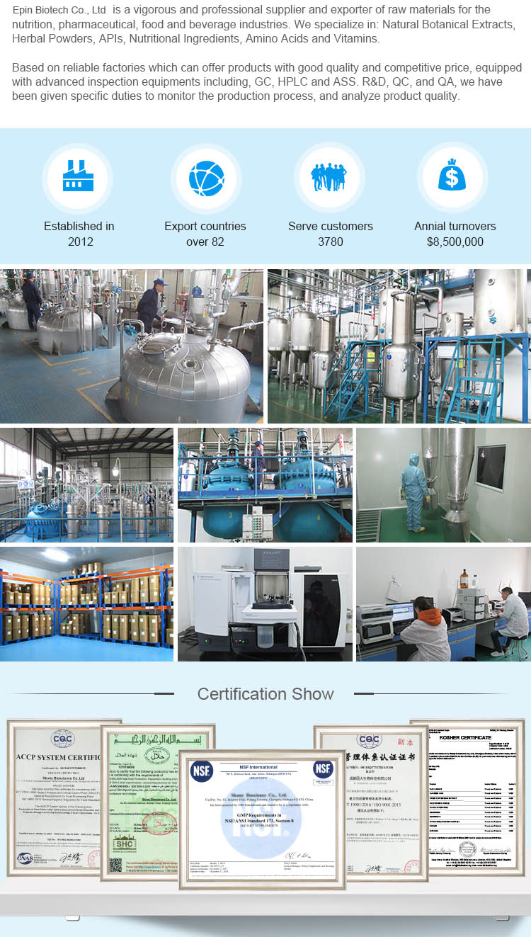Factory Certificate