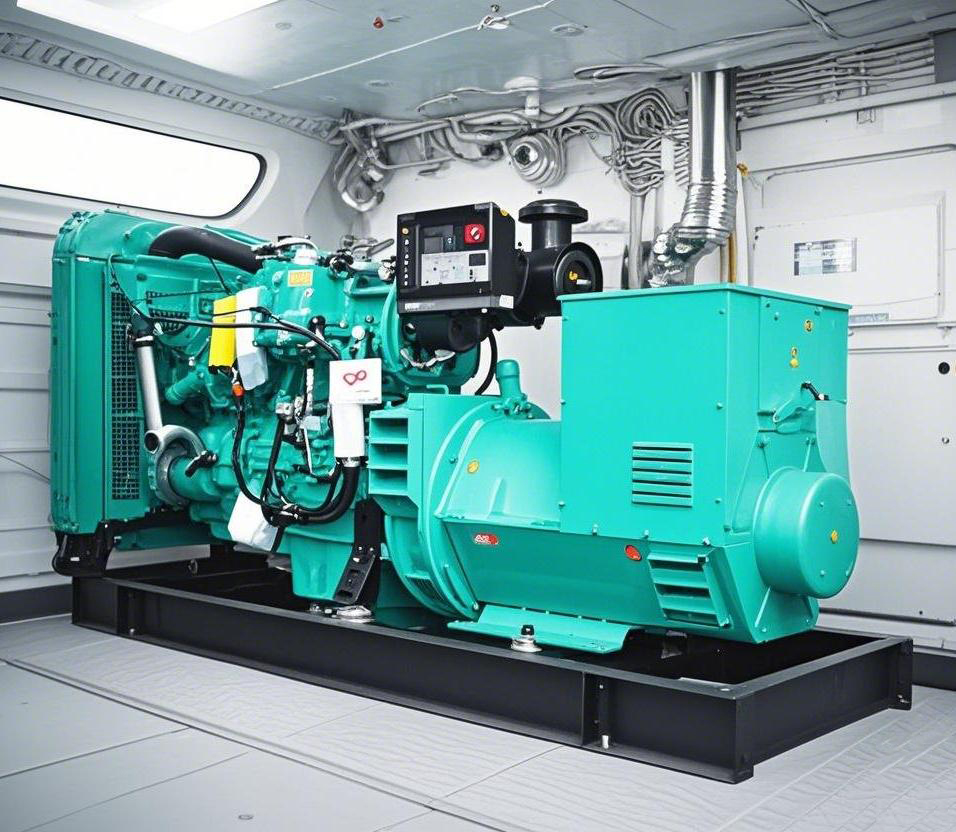 Nice Quality 90kw 120kw 150kva 200kVA 160HP Open Type Marine Main Diesel Generator Set For Fishing Boat Vessel