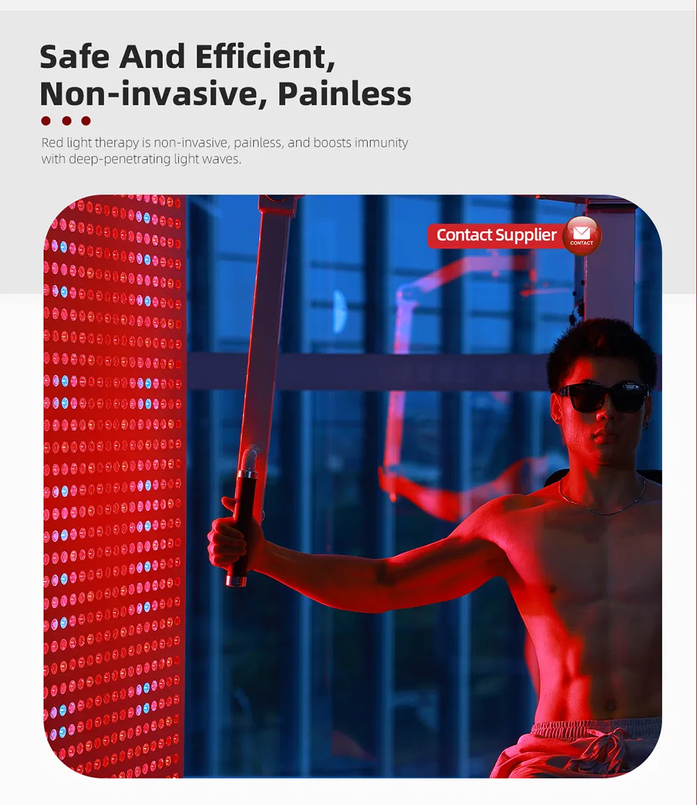 China Factory OEM/ODM 480nm630nm660nm810nm850nm 940nmred Light Therapy Device for Skin Rejuvenation, Infrared Pain Relief LED Red Therapy Light Panel Fullbody