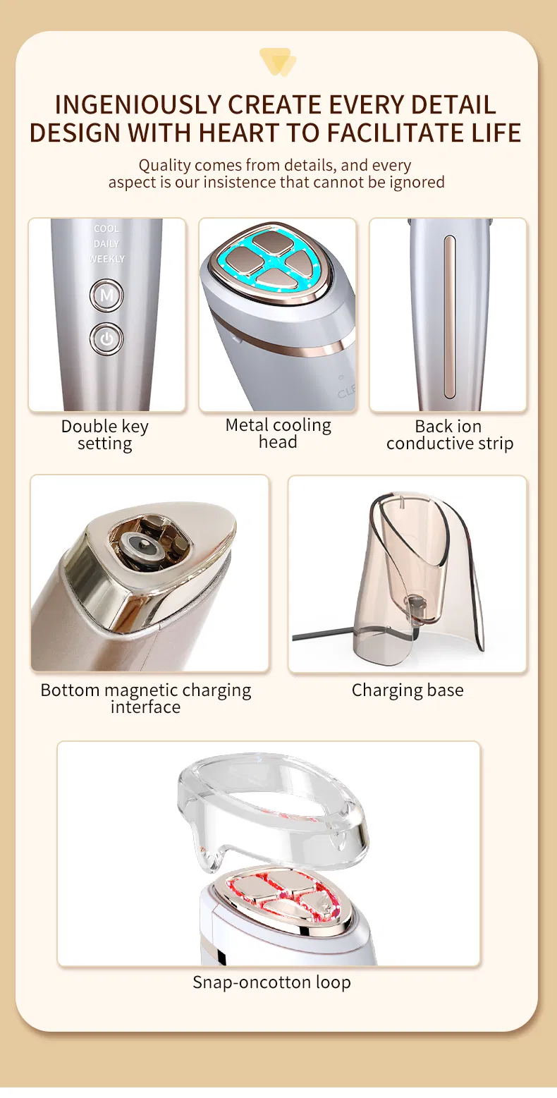 Multi-Functional Face Lifting Skin Rejuvenation RF Beauty Device Anti-Aging Device