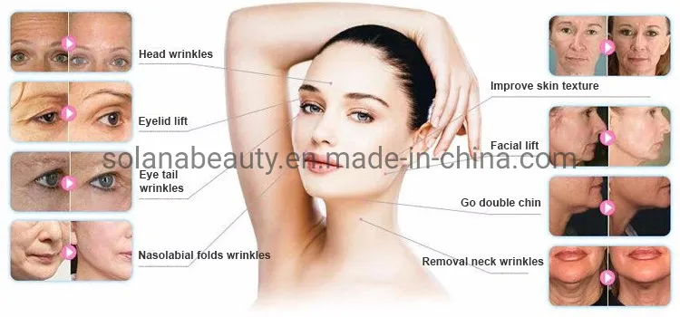 Professional 5 Cartridges Hifu Maquina Facelift Body Slimming Beauty Device