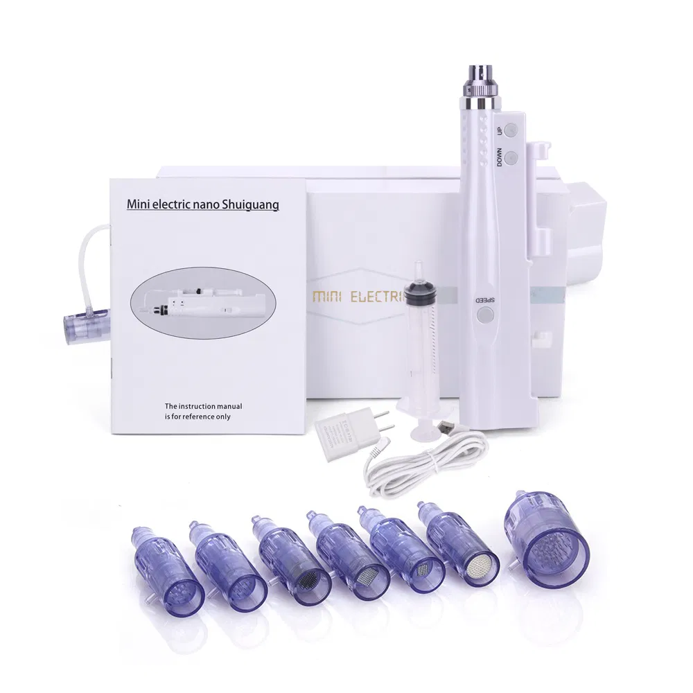Portable Electric Mini Water Meso Smart Injector Pen Nano Mesotherapy Microneedle Derma Pen Beauty Device