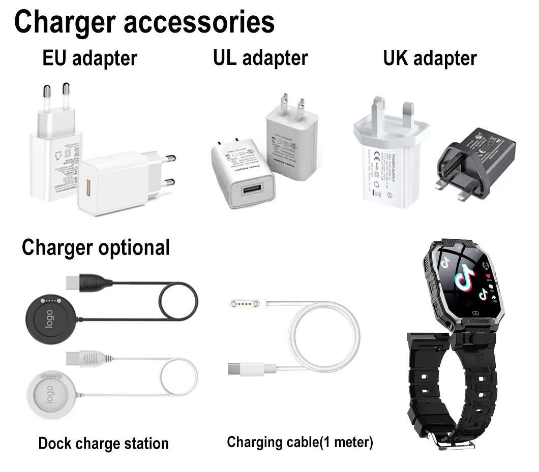 Kids smart GPS watch detailed spec