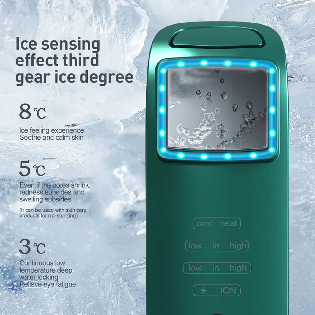 Customized Household EMS Microcurrent Vibration Ion Hot and Cold Anti-Wrinkles Beauty Device