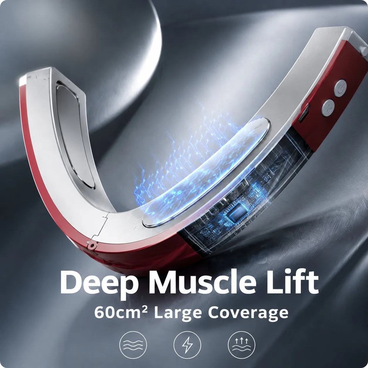 [Zsm] Mini EMS Microcurrent Lifting Red Facial Beauty Device