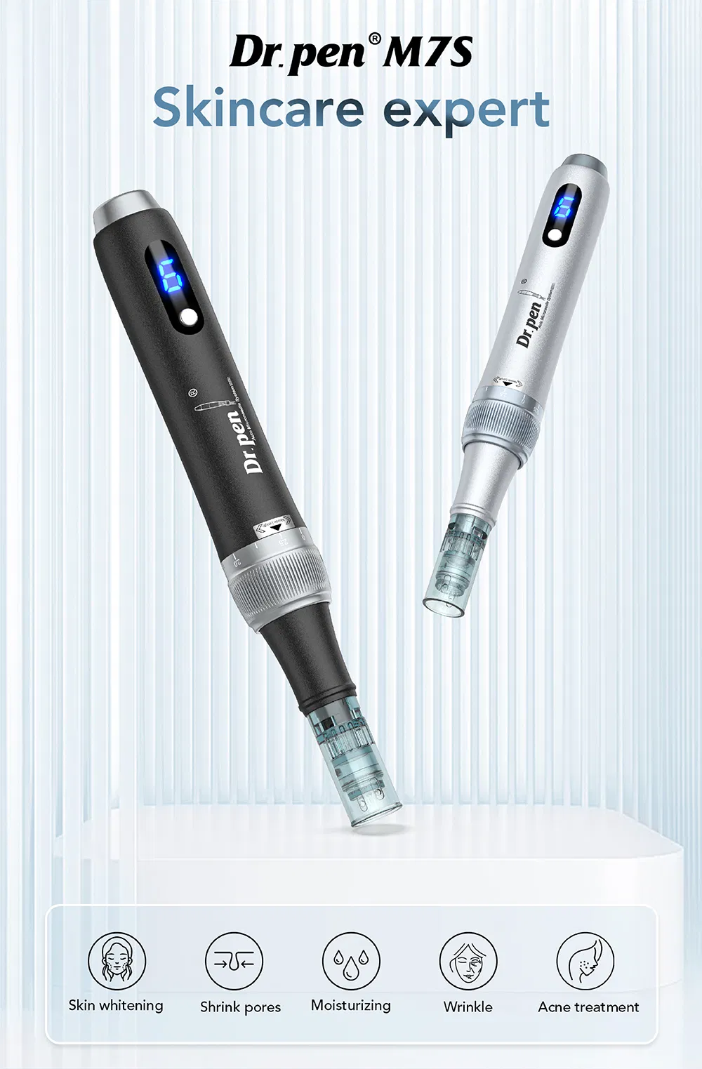 Professional Microneedling Device for Skin Renewal and Rejuvenation