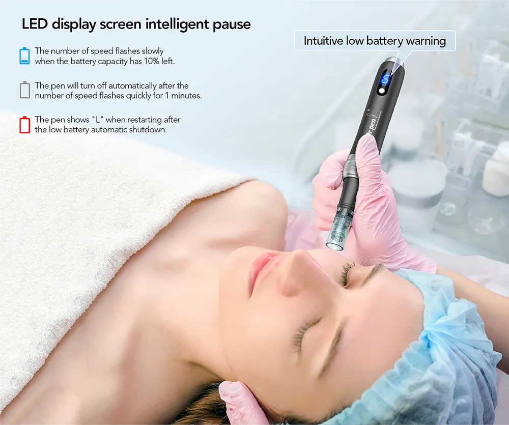 Professional Microneedling Device for Skin Renewal and Rejuvenation
