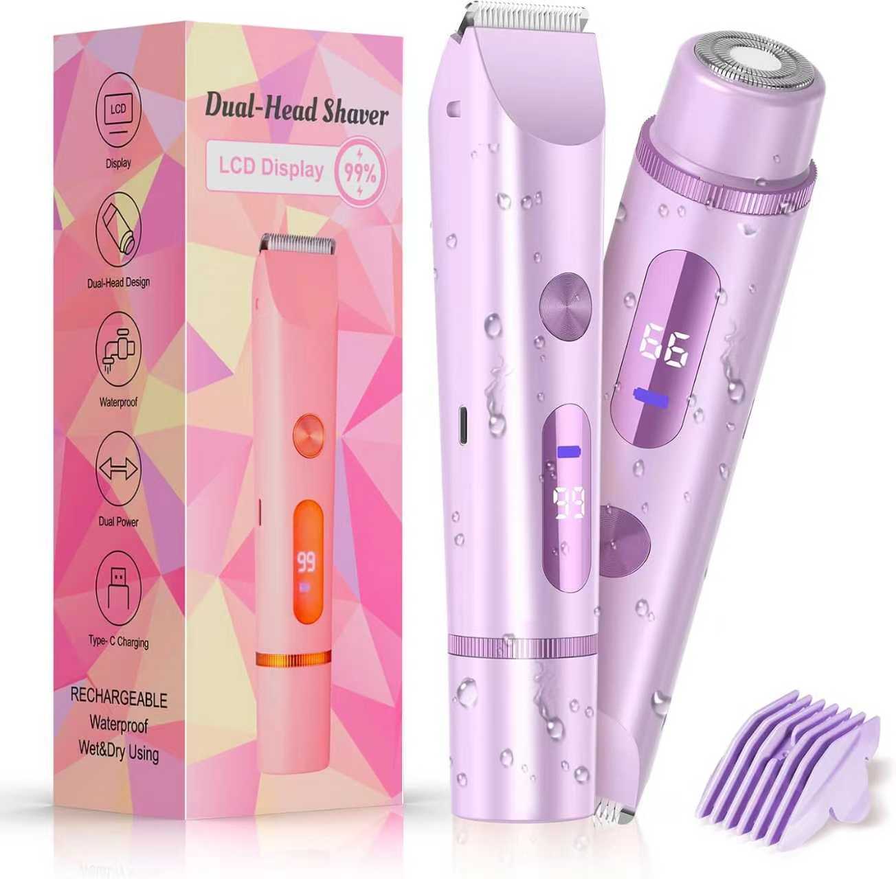 667 Women's Electric Painless Body Hair Removal Device for Face Body &amp; Underarm Use Women's Razor