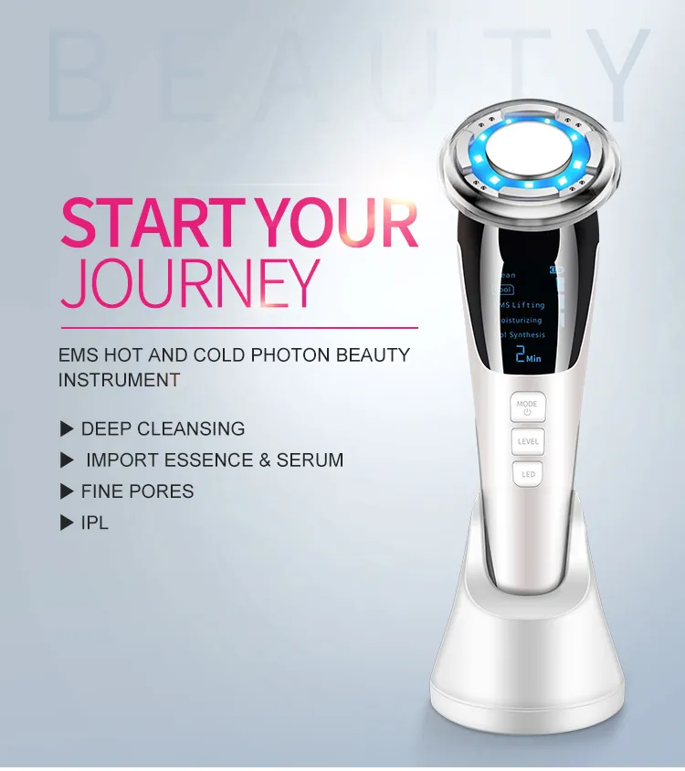Skin Tightening Face Massager Facial Lifting Portable Beauty Device for Home Use