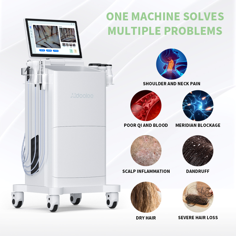 7 in 1 Scalp Hair Follicle Detection Scalp Massage Treatment Device Anti Hair Loss Hair Growth Machine Scalp Care Instrument