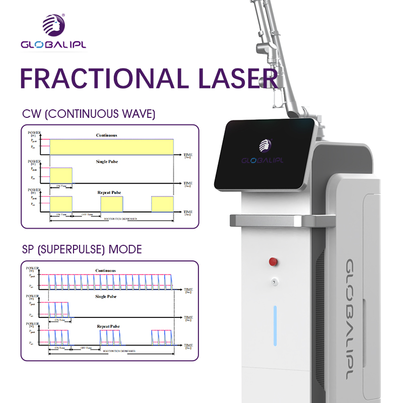 RF Skin Rejuvenation Wrinkle Removal CO2 Fractional Laser Facial Tightening Stretch Mark Scar Repair Salon Beauty Device