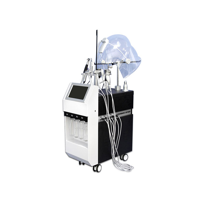 10 IN 1 Hyperbaric Oxygen Facial Machine Oxygen Dome Skin Rejuvenation Deep Cleansing Anti Aging Hydration Salon Beauty Machine