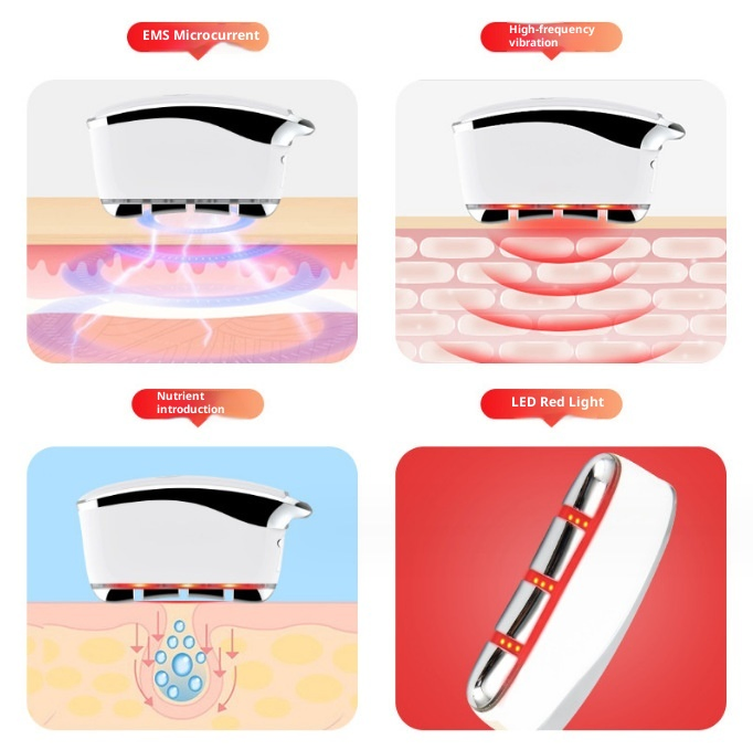 Face Massager Tool EMS Microcurrent Lifting &amp; Tightening Comprehensive Comfort Experience Electric Beauty Device Microcurrent Facial Device
