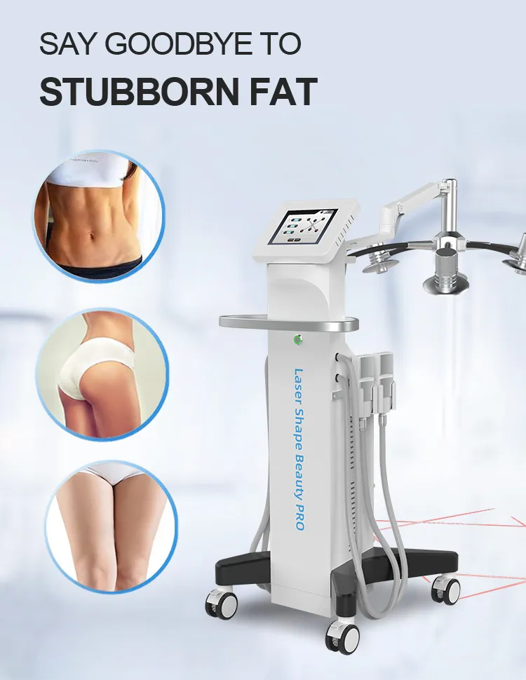 2024 Non-Invasive 6D Lipolaser 635nm 532nm Body Contouring SPA Use Device