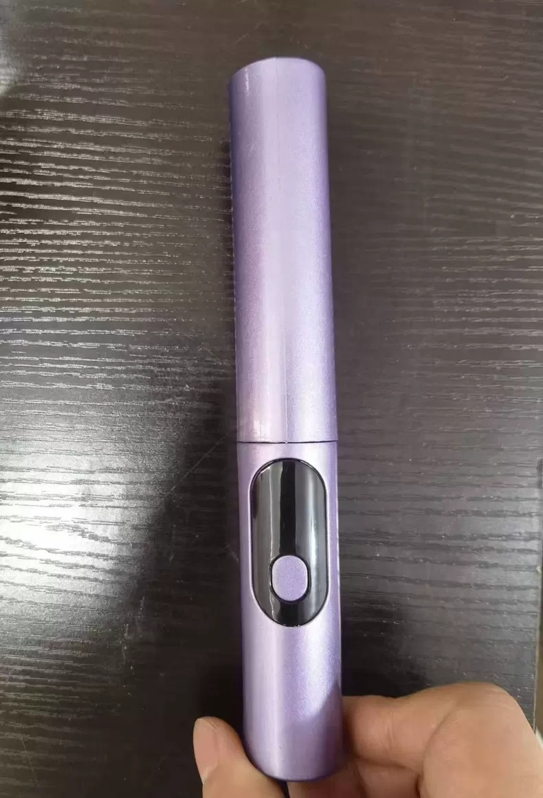 Wholesale 2-in-1 Mini Hair Straightener With LED Display New LCD Negative Iron Wireless Hair Comb USB Electric Power Source