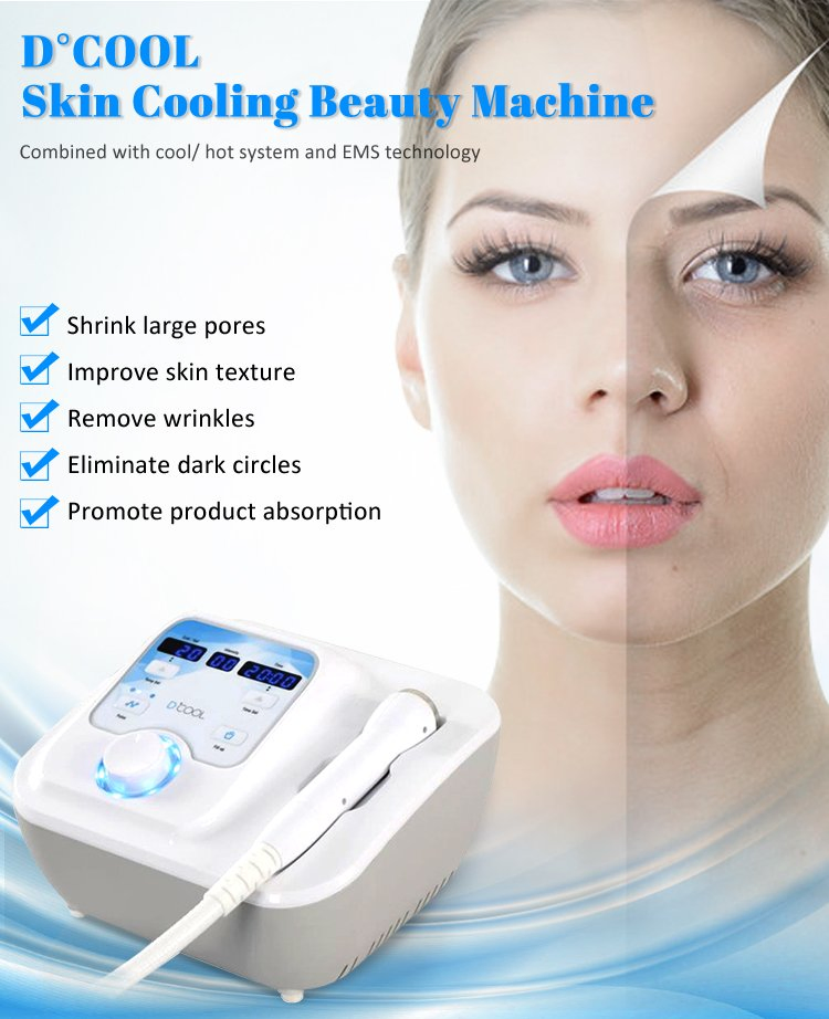 Cryo Facial Machine Skin Cool Beauty Machine Hot Cold Hammer Anti Aging Devices
