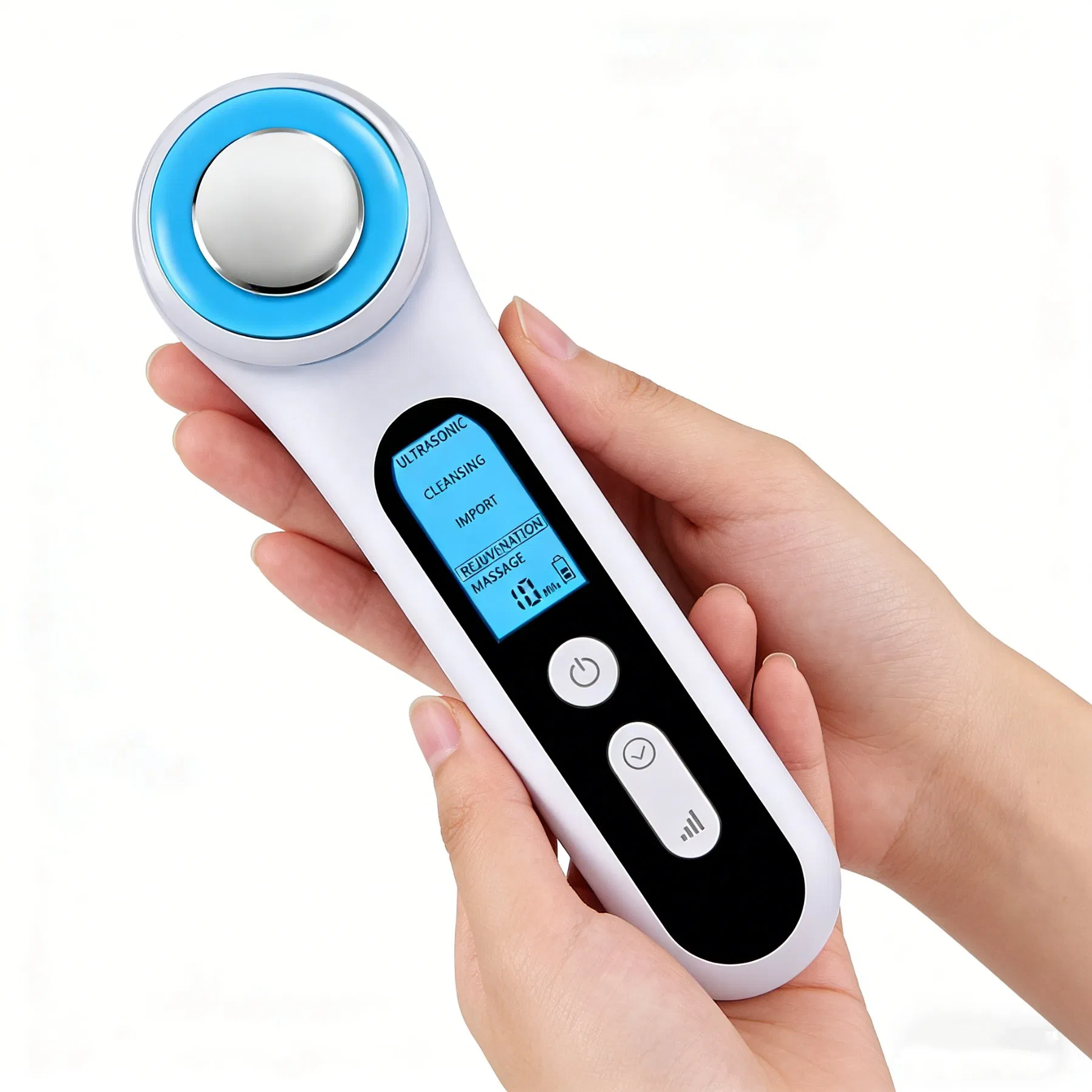 Portable 5-Mode Ultrasonic Facial Beauty Device with LED Light