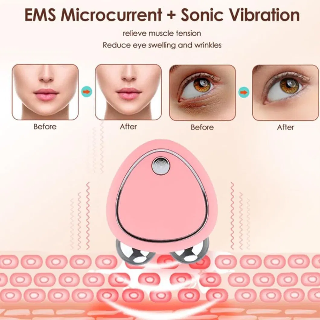 Wholesale Home Microcurrent Vibration Facial Massager Small Facial Beauty Device