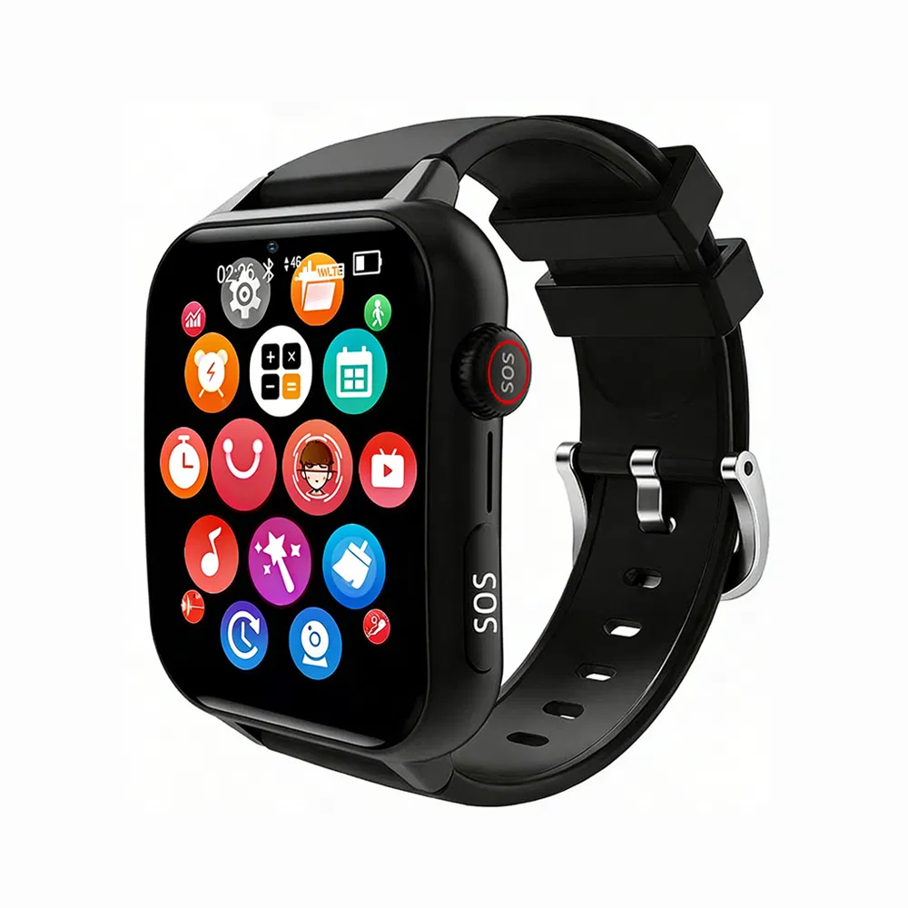 China manufacture 4G IP67 waterproof Beauty elderly smart watch GPS tracker device with HR BP SPO2 SOS emergency call fall down detection D41