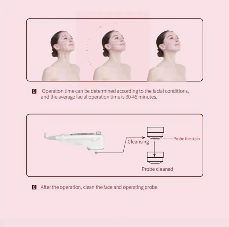 Home Beauty Equipment Small Anti-Aging Facial Massager 1.5mm Needle Length 5mm Metal Face Lifting Device for Skin Rejuvenation
