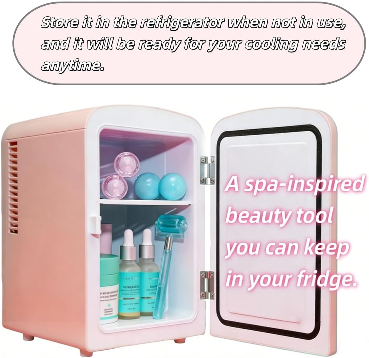 Reusable Beauty Tool For Face Tighten Skin Reduce Puffiness And Headaches Facial Cooling Ice Roller