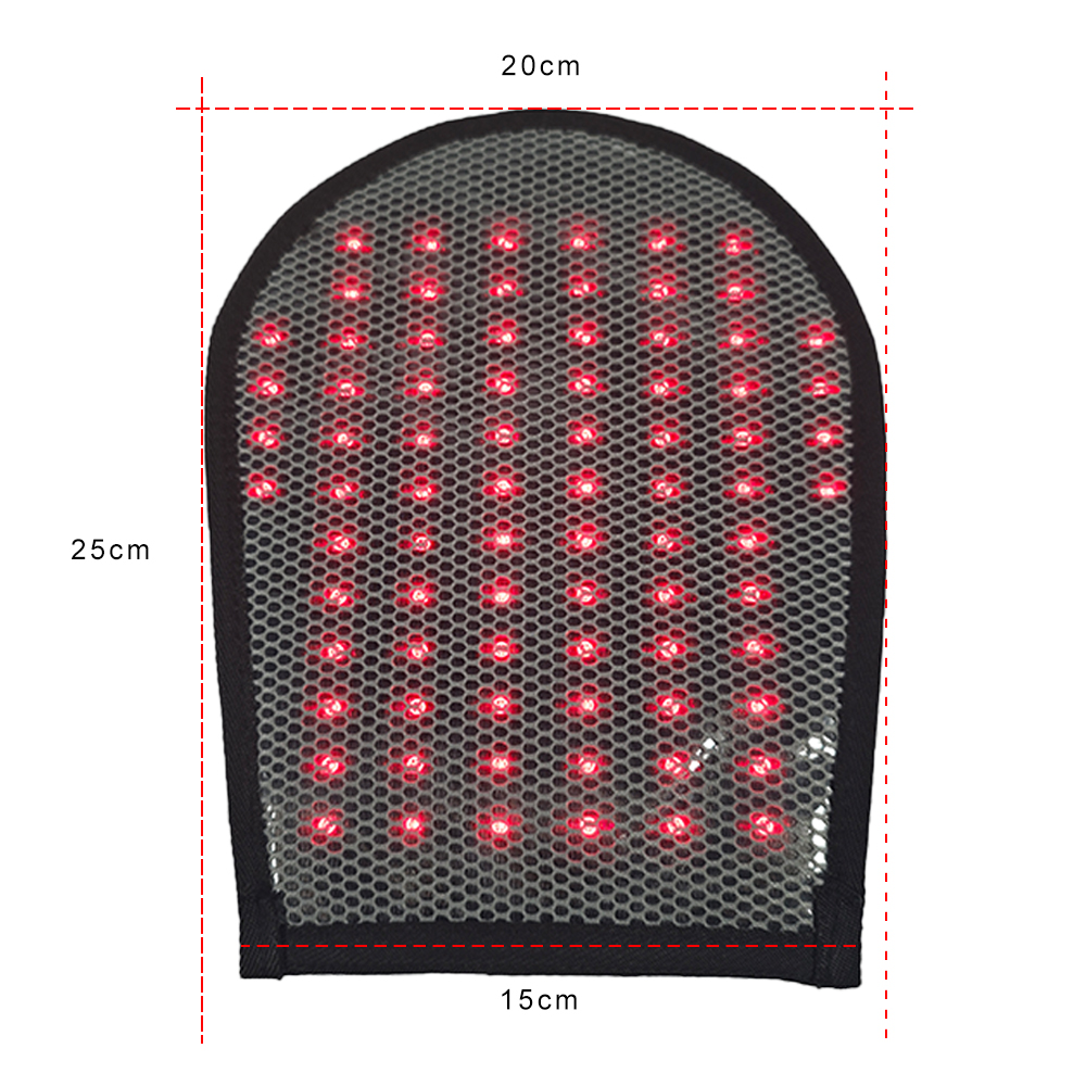 80 Pcs Leds Hand Red Light Therapy Pack Red Light Therapy Hand Gloves 660nm 850nm Mul-tifunctional Treatment Modes Hand
