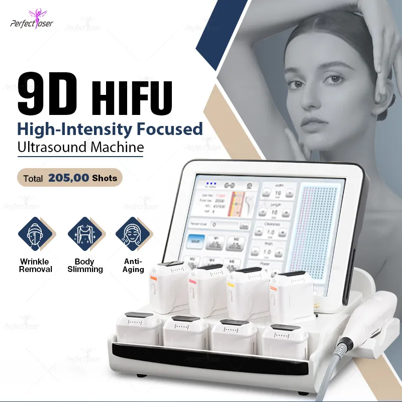 Popular Body Contouring 12D Hifu Wrinkle Remove RF Skin Tightening Beauty Device