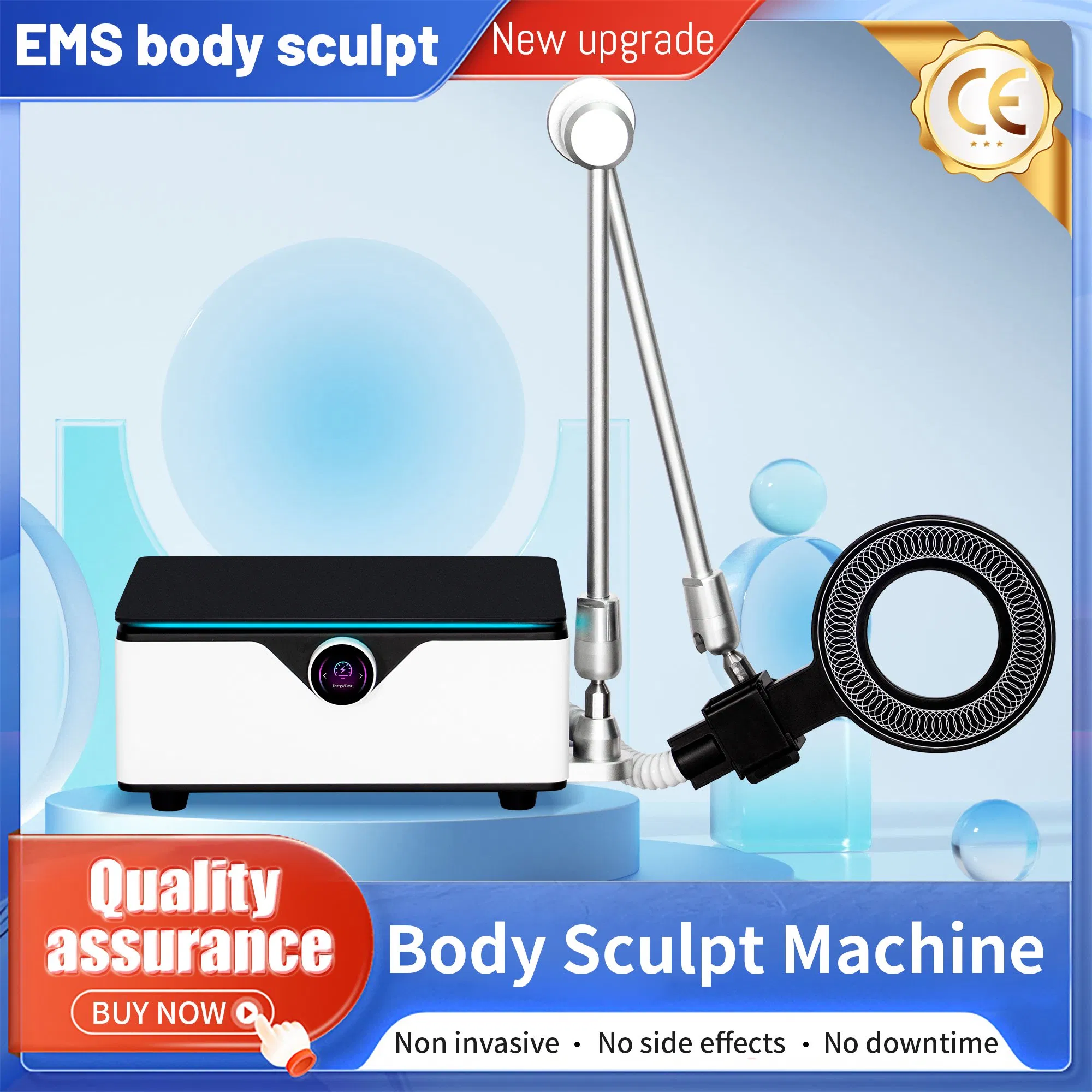 Professional EMS Body Sculpting Device with Magnetic Ring Technology Muscle Stimulator for Toning &amp; Contouring at Home or Salon