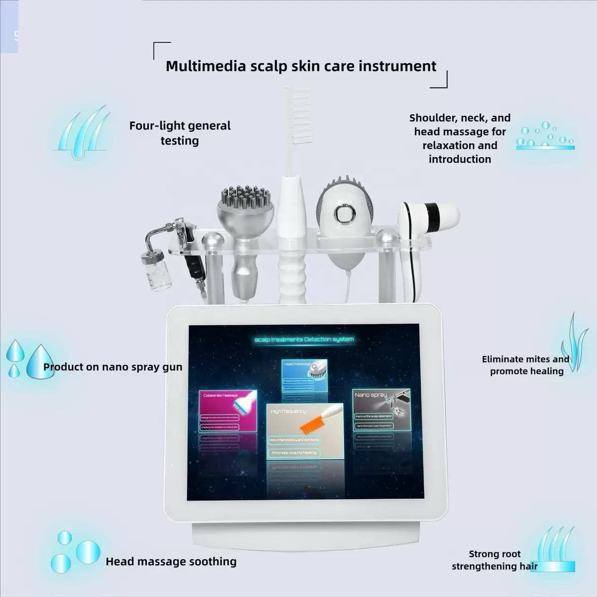 Professional Desktop Hair Follicles Scalp Scanner Hair Analyzer Detail 4