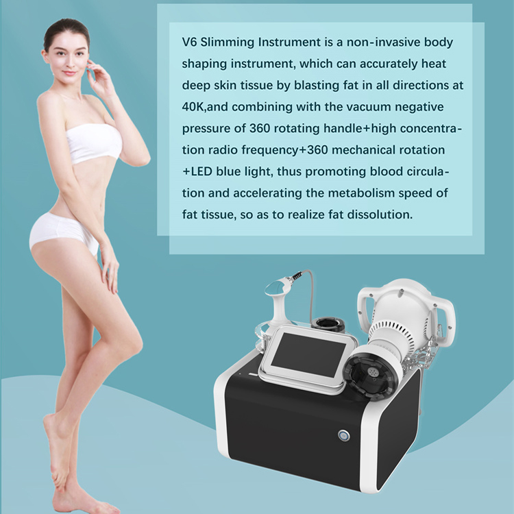 Professional V6 Vela Body Contouring Instrument Non-Invasive Fat Reduction Vacuum Skin Firming Device