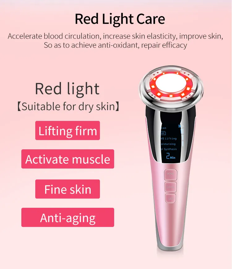 Skin Tightening Face Massager Facial Lifting Portable Beauty Device for Home Use