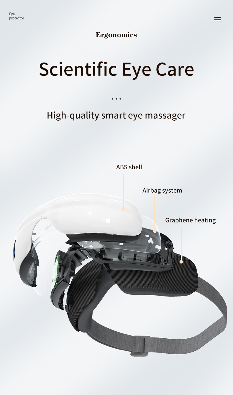 Smart eye massager design