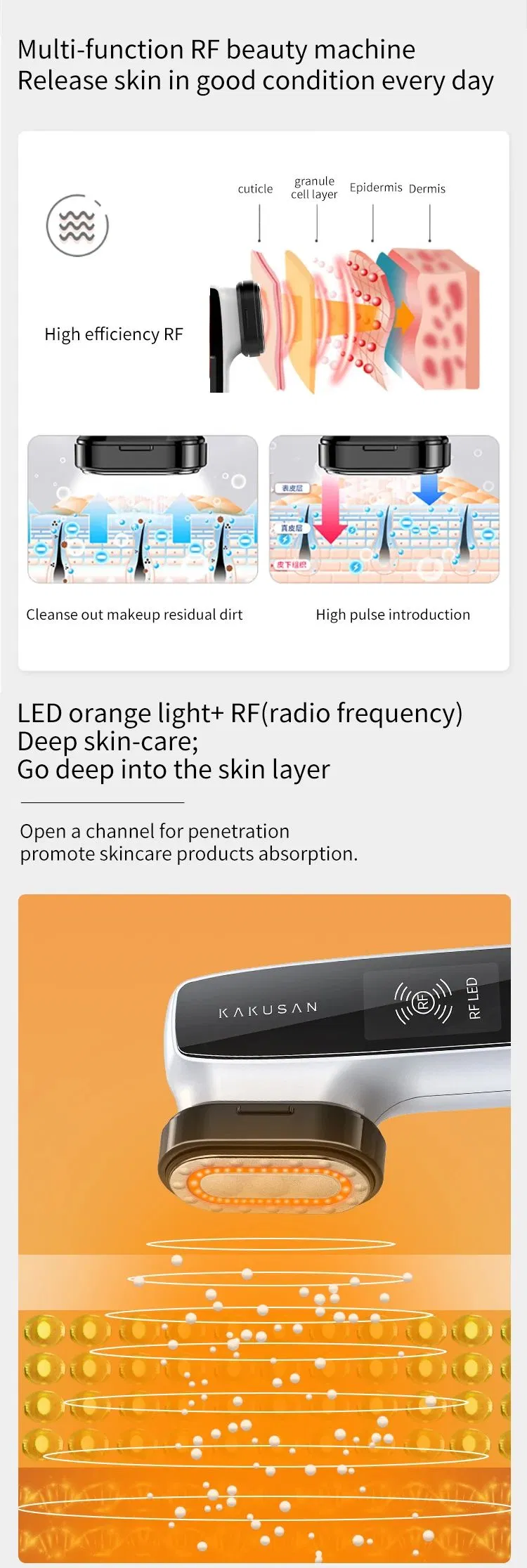 RF EMS Facial Lift Beauty Instrument Detail 10