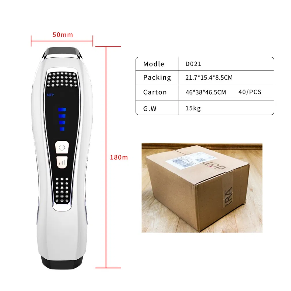 Portable Skin Care Anti-Aging Face Massager Mfip Pulse LED Beauty Device