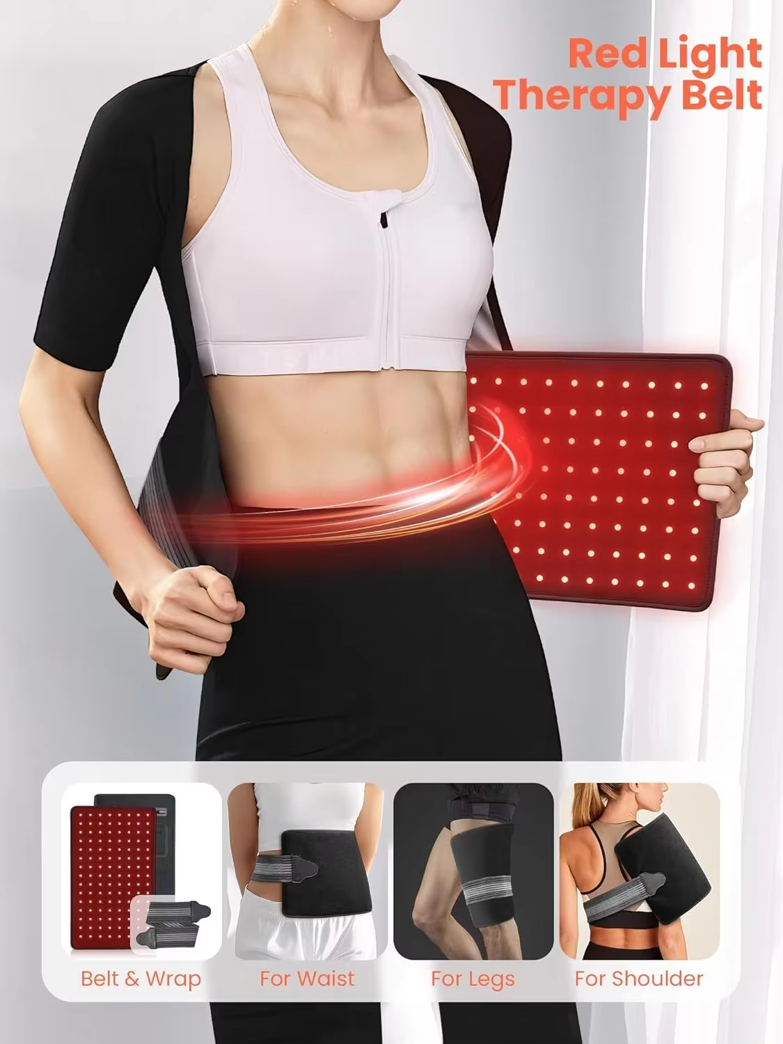 Hot Selling Red Light Therapy Red Light Wrap Infrared Light Therapy Lamp With Stand Therapy Lamp for Body and Face