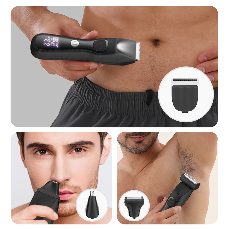 Resuxi HC-0258 Hair Trimmer Painless Face Shaver Bikini Body Ball Trimmer Rechargeable Electric Shaver Nose Hair Trimmer 3 in 1