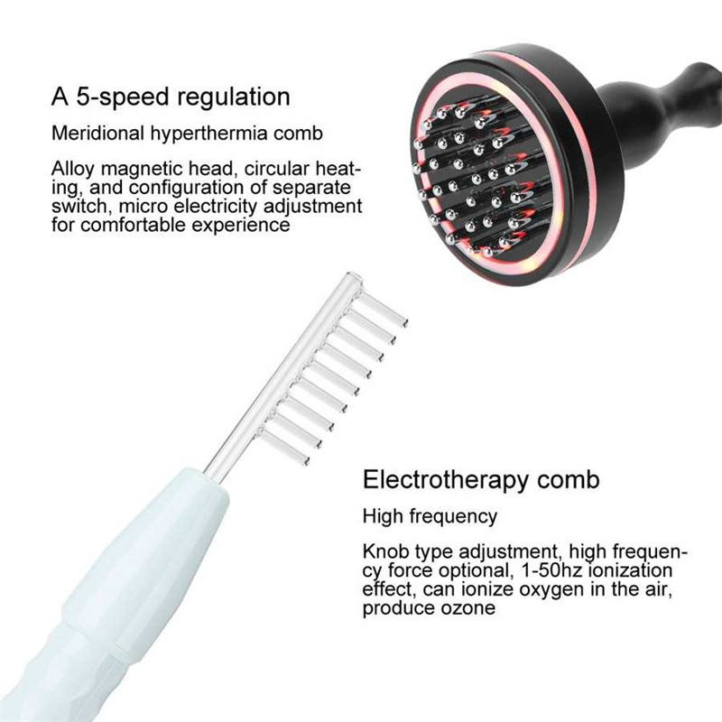 5 in 1 Hair Loss Treatment Scalp Head Scalp Massager Skin Hair Follicle and Scalp Analyzer Scanner Machine