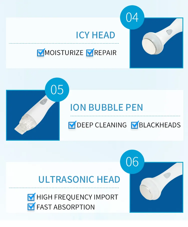 Portable Deep Cleaning Skin Care Facial Small Bubble Aqua Peel Beauty Device